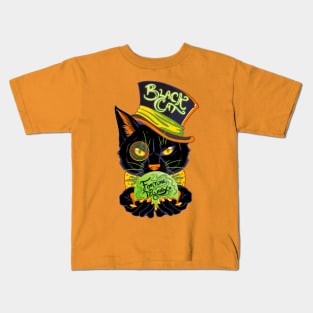 Black Cat Fortune Co. Kids T-Shirt